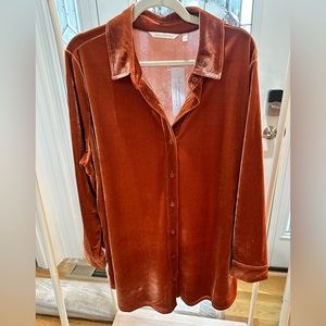 Soft Surrounding Velvet Tunic. NWT